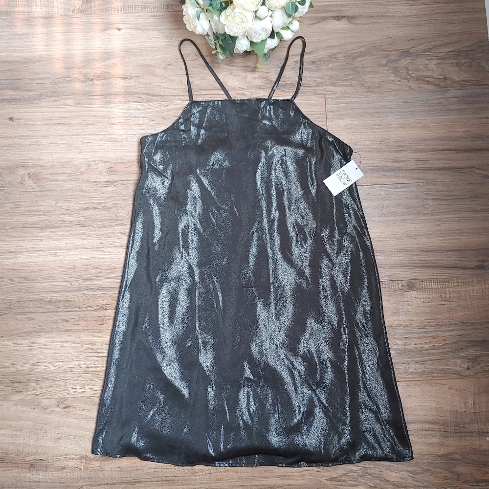 Stone row mental 4 metal Slip dress